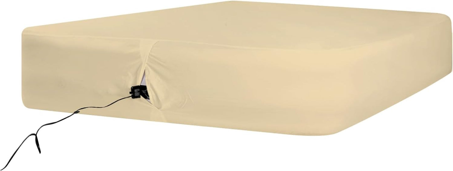 Bedecor air mattress sheets ,Inflate Without Disassembly extra deep pocket sheets 13"