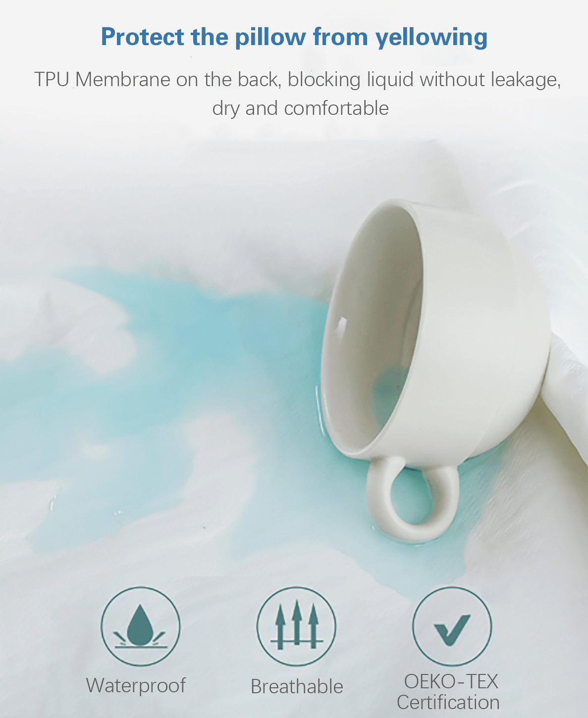 Premium Cotton waterproof Pillow Protector