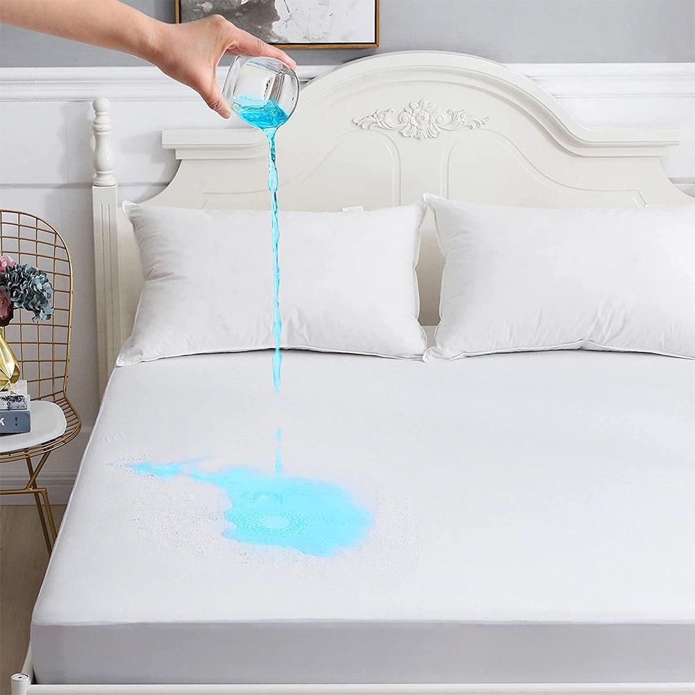 For added comfort and convenience when sleeping, a premium fiber mattress fitted sheet is a good idea. This waterproof mattress top protection sheets from us has a high level of waterproofing to prevent liquids from penetrating the mattress.