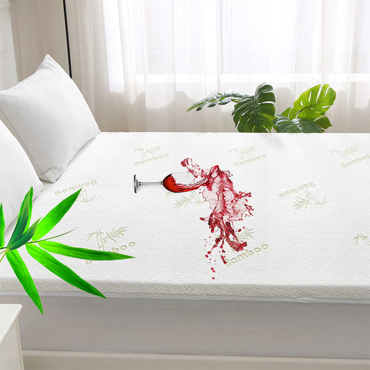 This Cooling bamboo mattress fitted sheet is made from natural bamboo fibres, all made from natural and organic materials, suitable for baby's skin and most people.