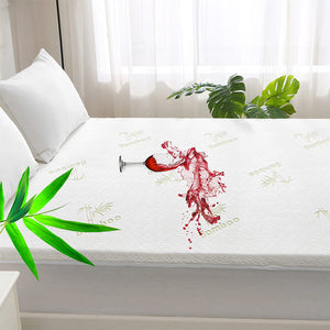 This Cooling bamboo mattress fitted sheet is made from natural bamboo fibres, all made from natural and organic materials, suitable for baby's skin and most people.