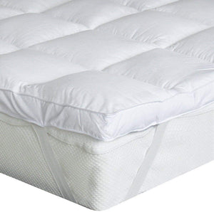 The 100% microfiber padding pillow top mattress topper give extra soft to your sleep