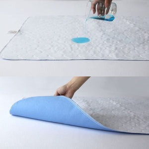 the absorbent bed pads incontinence is soft to the touch