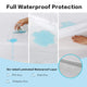 Hand wash or machine wash separately in cold or lukewarm water using a mild detergent (without any bleach). Do not use any solvents or bleach, bleach alternatives, non-chlorine bleach or any bleach by-products in the detergent as this can damage the waterproof backing. Avoid using harsh chemicals as it reduces the absorbency of the material. Dry or air dry at a low temperature with sheets or other clothing. Do not iron. Do not dry-clean.