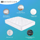 king size mattress topper breathable dehumidifying,high-loft polyester fiber fill