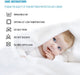The cotton waterproof mattress protector is machine washable