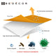 The zipped mattress cover single is suitable for baby's tender skin. Baby bed plastic mattress cover with zipper can prevent baby urine from penetrating into the mattress and keep the mattress dry and hygienic.