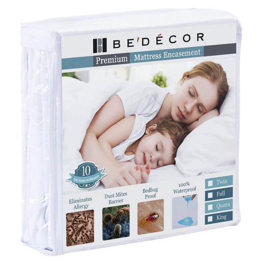 Bedecor Fitted Sheet for Air Mattress Inflate Without Disassembly  Convenient & Firm Deep up to 21 White -Twin